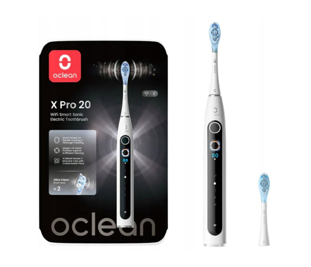 Oclean Szczoteczka soniczna X pro 20 (Biały) - 1340022 - zdjęcie 3